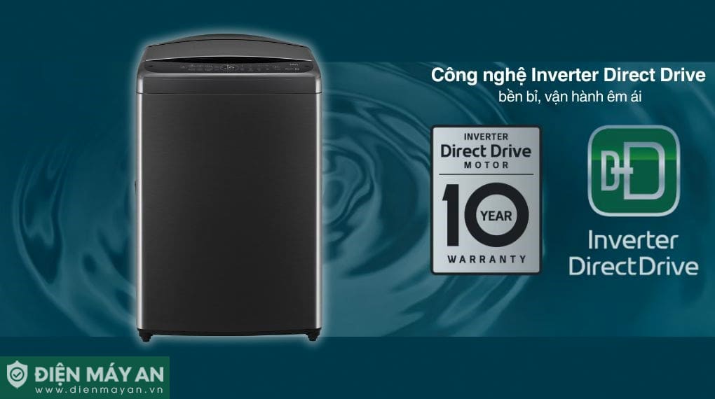 Máy giặt LG AI DD Inverter 19 kg TV2519SV7J